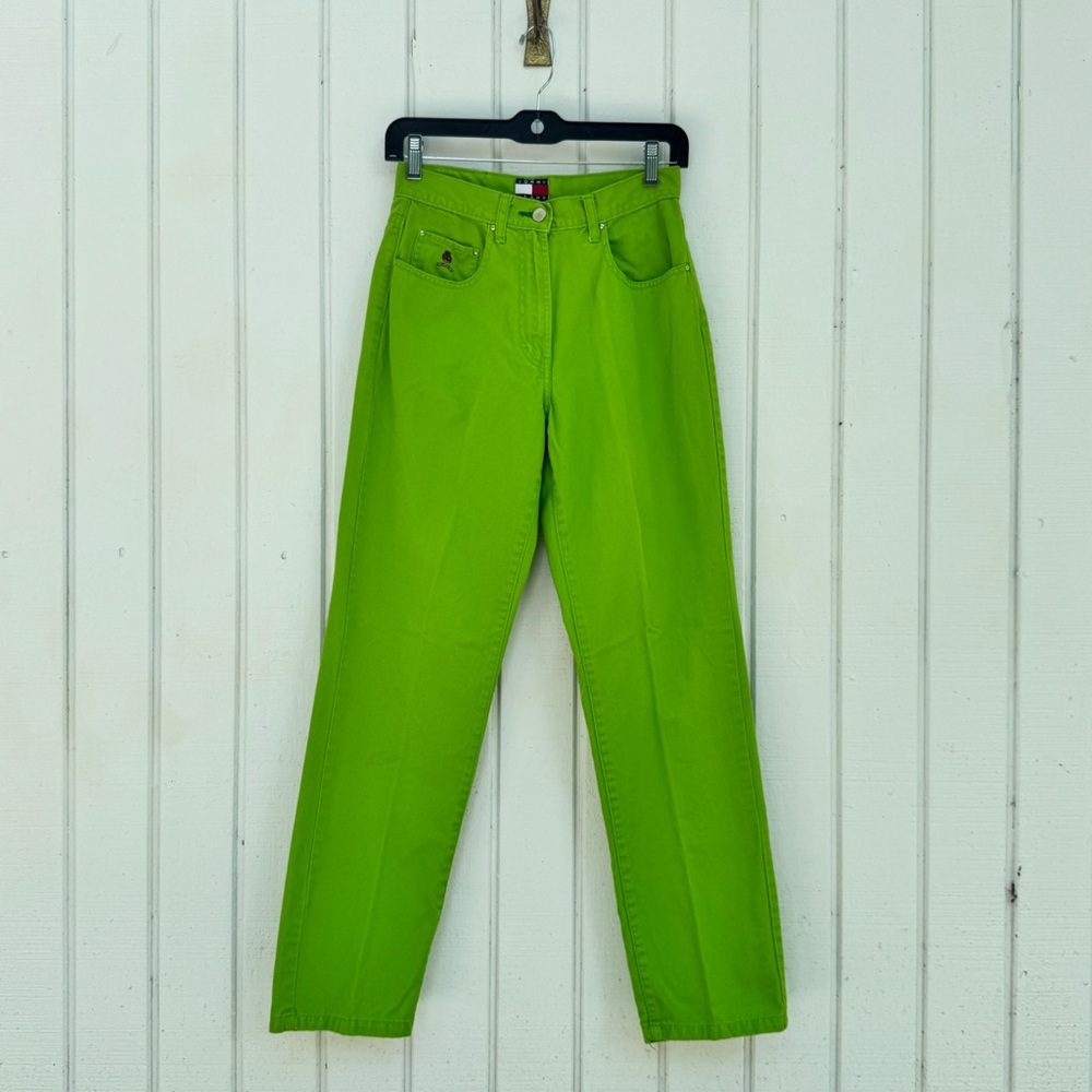 Tommy Hilfiger High Rise Jeans - Bright Green